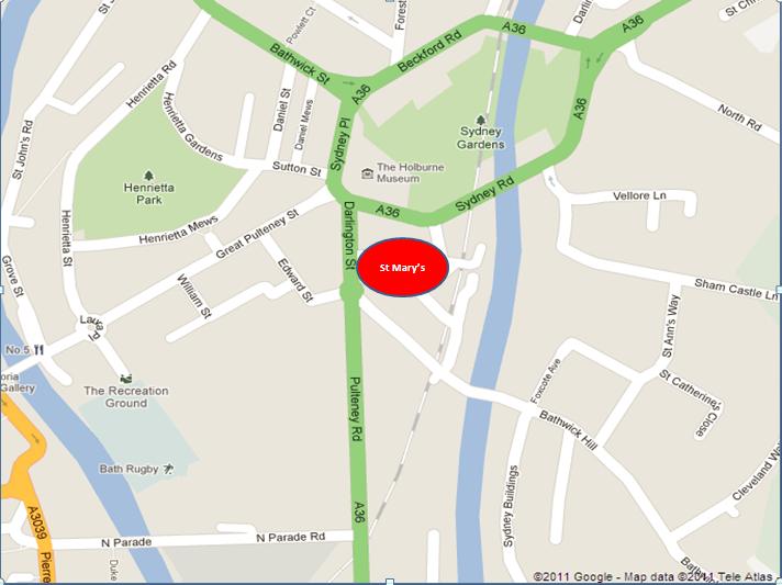 Directions to St Mary's